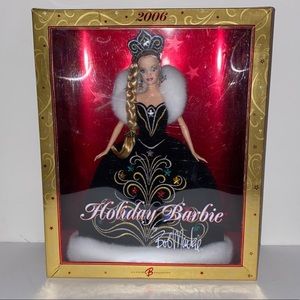 The 2006 Holiday Barbie Doll by Bob Mackie holiday party doll.